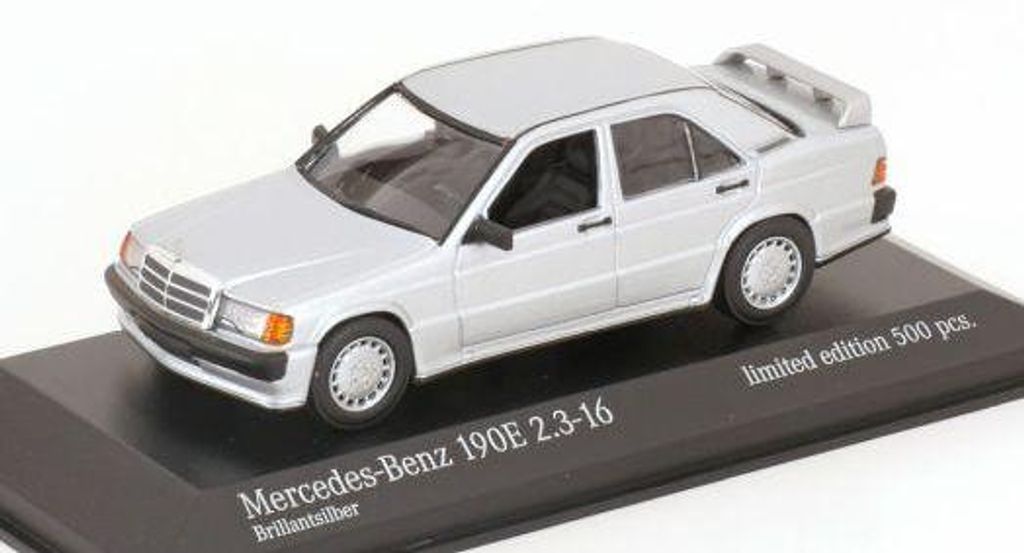 Minichamps 1:43 Mercedes 190E 2.3-16 W201 (1984) - silver