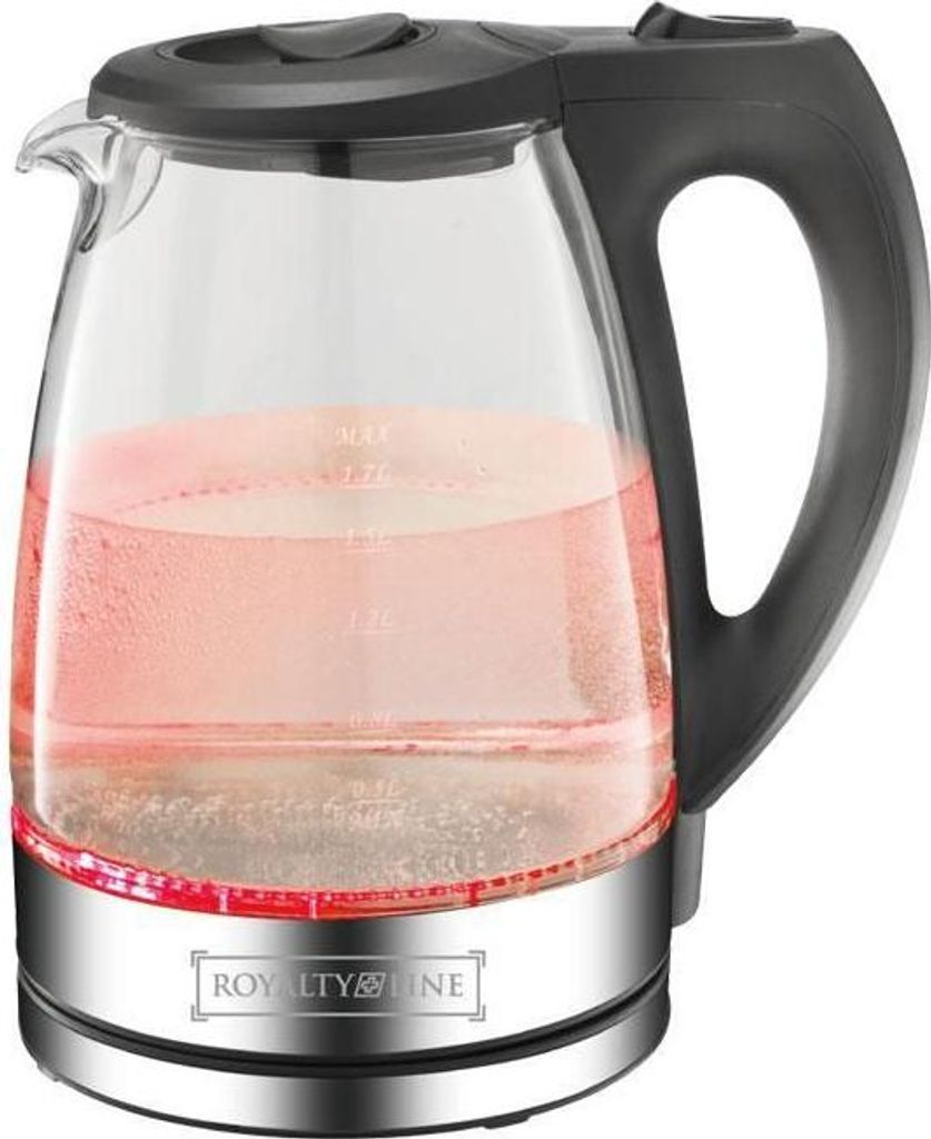 Bouilloire électrique 1,7L en verre Rouge Royalty Line Image du produit 