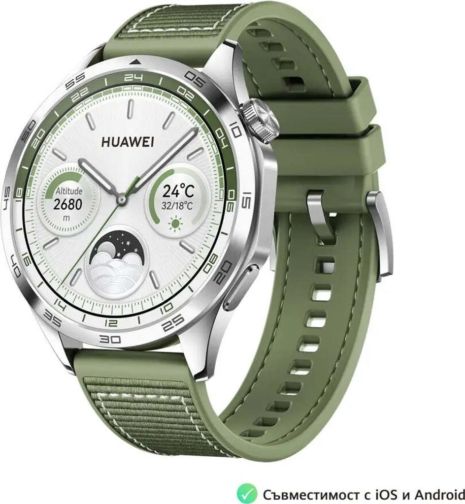 Huawei Watch GT4 46mm (Phoinix-B19W), green Produktbild 9