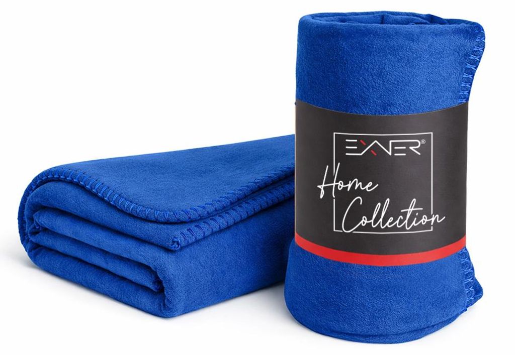 Polar Fleecedecke royal blue 130 x 160 cm  : royal blue : Produktbild 