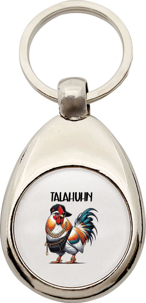 Huuraa Schlüsselanhänger Talahuhn Meme Talahon Metall Schlüsselring Einkaufswagenchip Geschenkidee