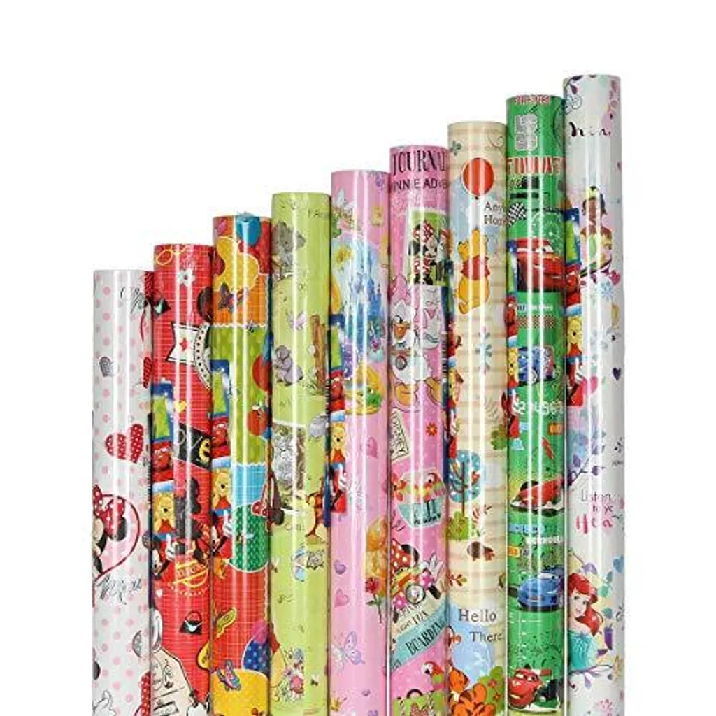 Papier Cadeau Disney Fantasie Offset 2m x 70cm : Ne Se Déchire Pas au Pliage