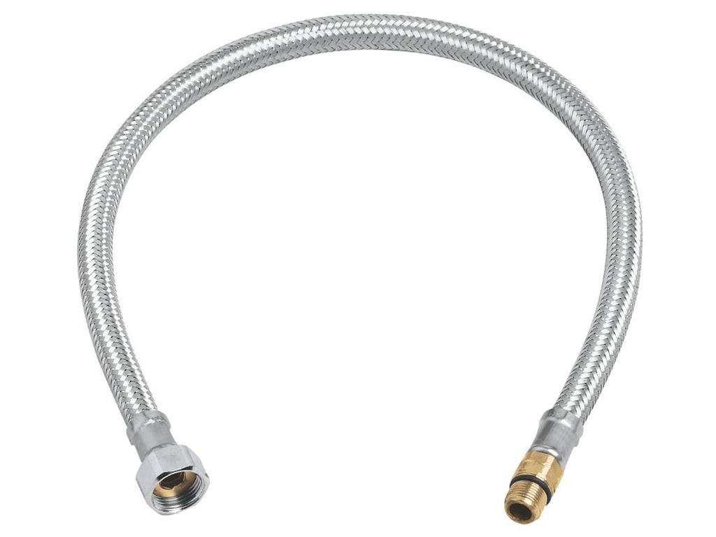 Grohe Europlus / K7 / Zedra Druckschlauch M12x1 x 3/8 ́ ́ 530 mm für Spül-/Waschtischbatterie chrom - 46322000