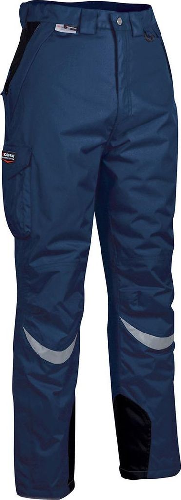 Cofra Thermo Arbeitshose mit Polsterung -47,9°C 200 g/m², Frozen Blau 64
