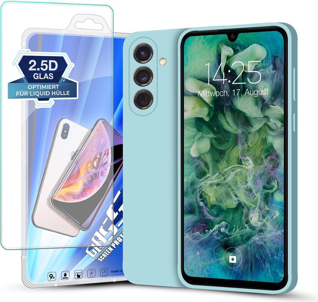 Hülle für Samsung Galaxy S24 mit 9H Displayglas Produktbild 