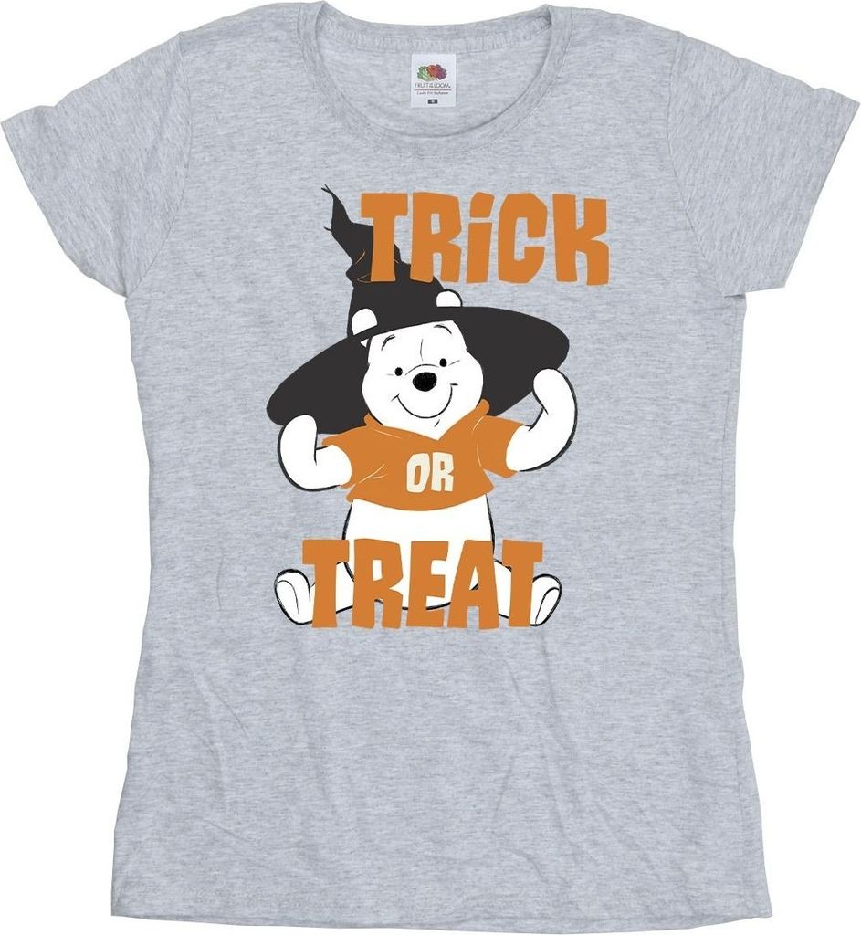 Disney - "Trick Or Treat" T-Shirt für Damen BI44859 (S) (Grau)