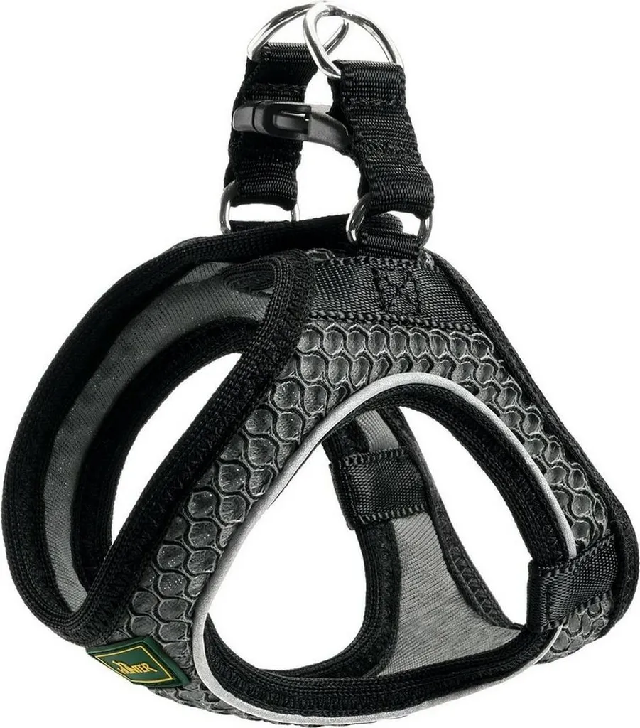 Pettorina per cani Hunter Hilo-Comfort taglia M Antracite (55-60 cm)