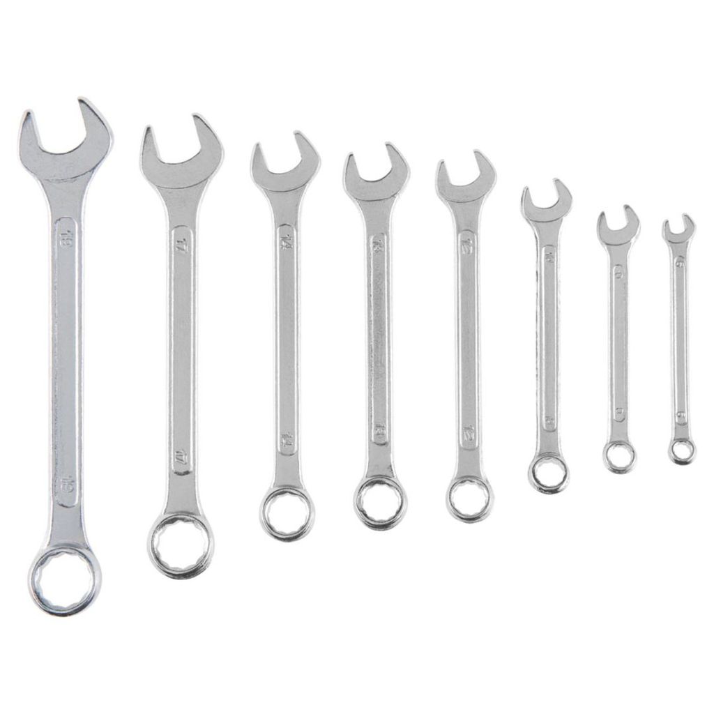 TOP TOOLS Ring-Maulschlüssel 6-19 mm, 8-er Set, Größen: 6, Produktbild 