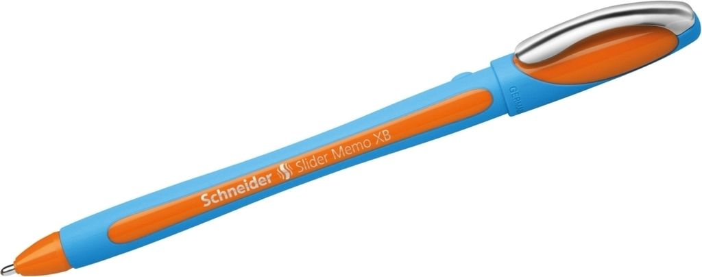Kugelschreiber Slider Memo XB orange Packung mit 10 Stück Produktbild 