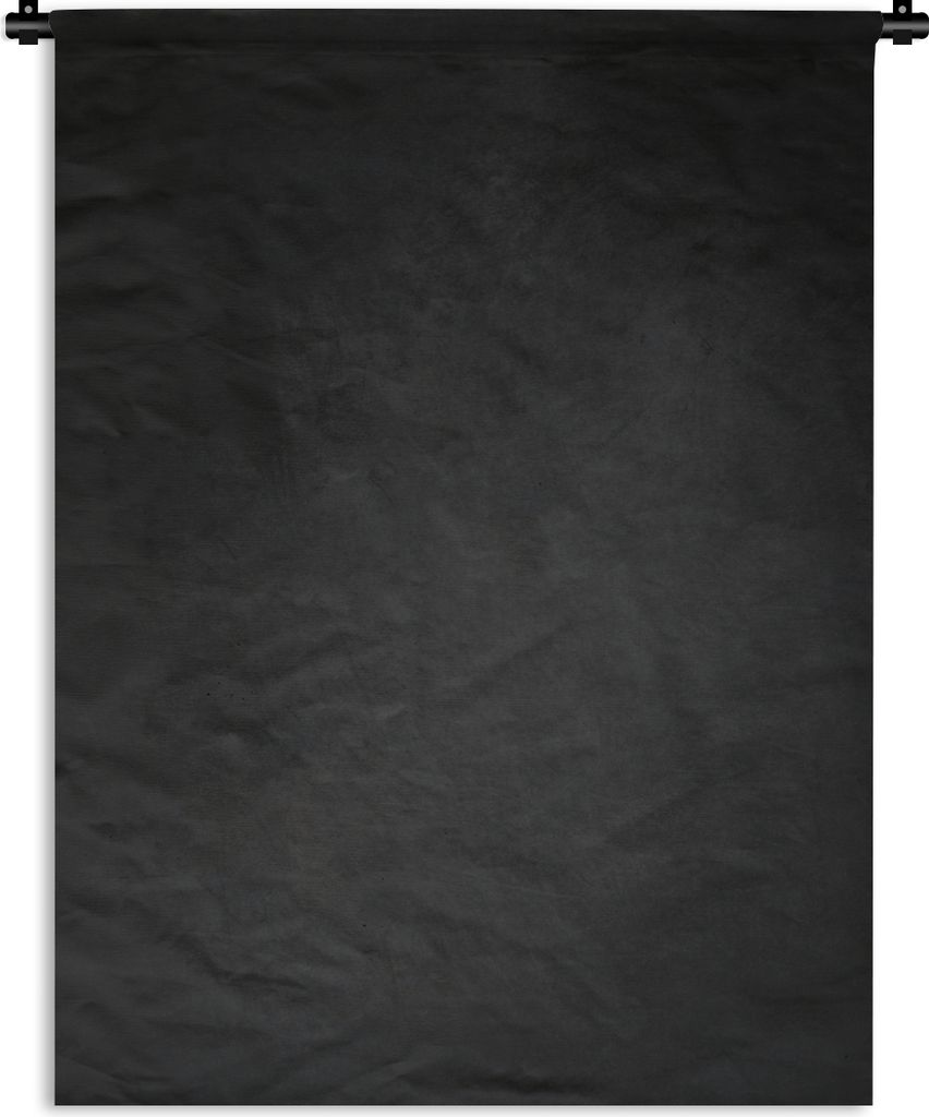 MuchoWow Wandteppich Wandbehang Beton - Schwarz - Grau - Strukturiert - Industriell 120x160 cm Tapisserie Dekoration Wandtuch - Wohnzimmer - Moderne