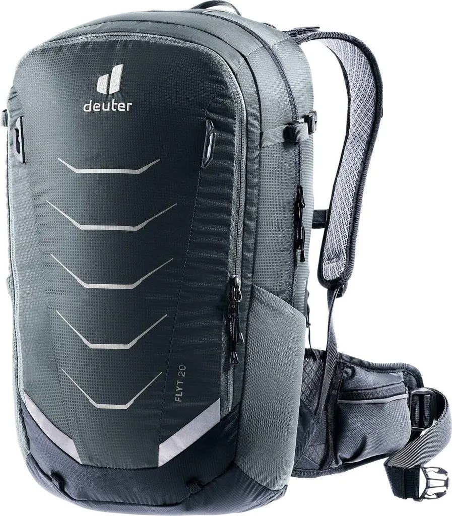 Sac Deuter Flyt 20 graphite-noir : protection dorsale pour VTT enduro