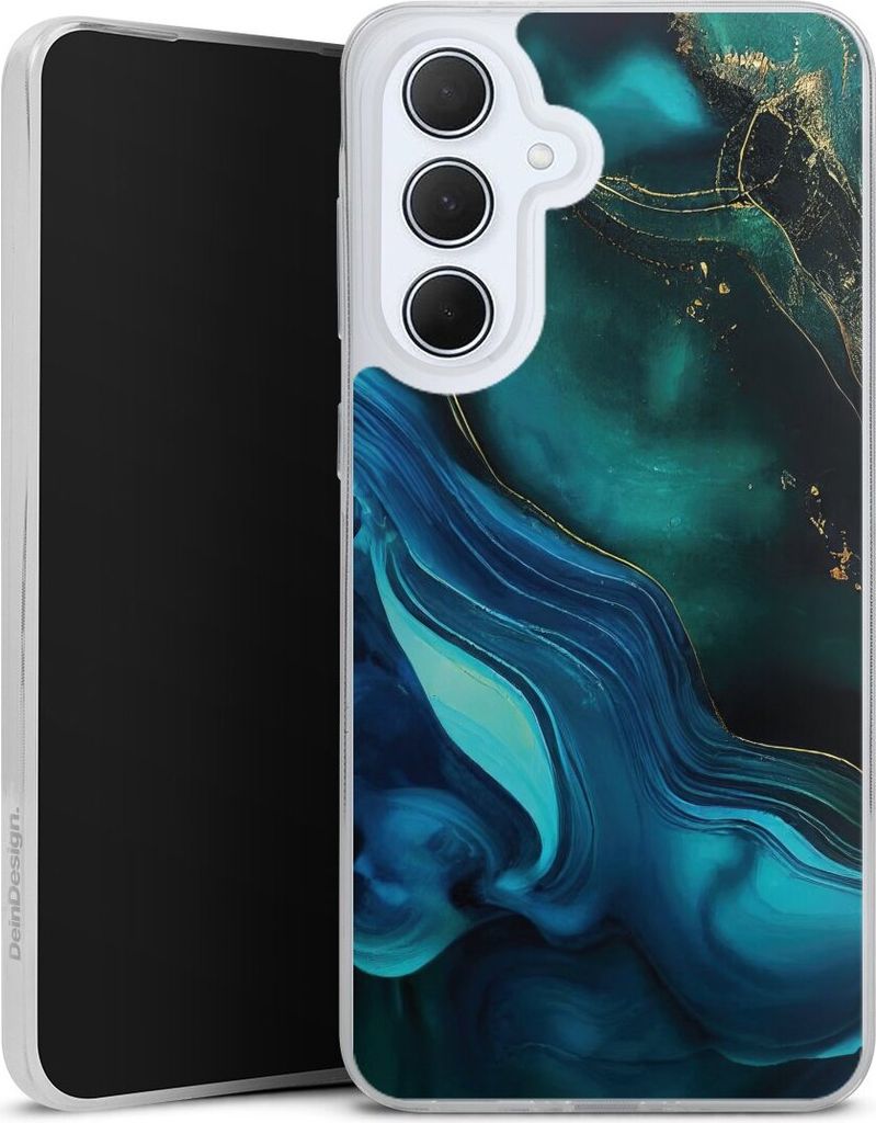 DeinDesign Slim Hülle für Samsung Galaxy A36 5G Silikon Case Ultra Dünn Handyhülle Art Farbverlauf Marmor
