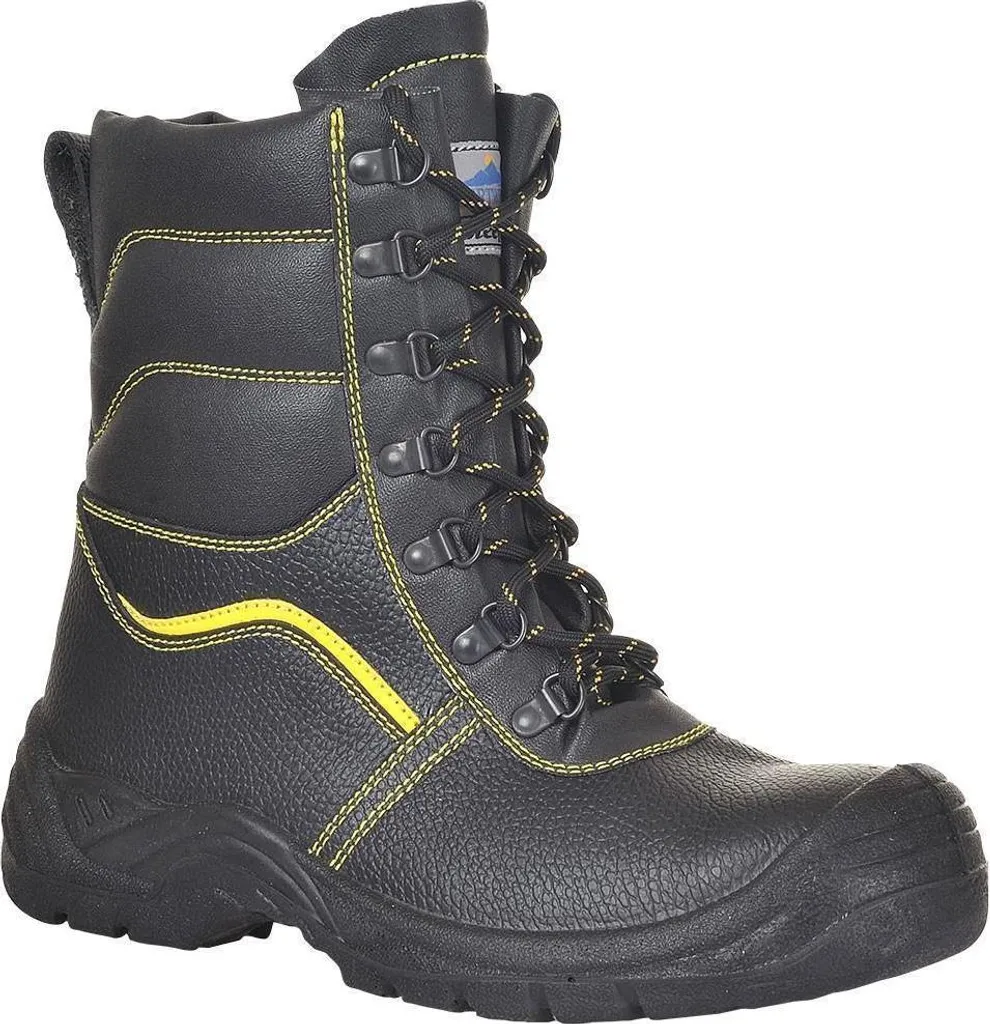 Portwest FW05 Steelite Botte de sécurité S3 CI doublée fourrure Noire