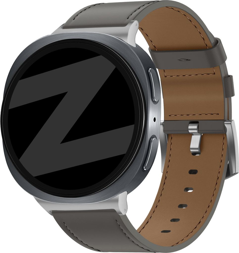 Bandz Lederband 'Classic' - hochwertiges Echtlederarmband - passend für Samsung Galaxy Watch 8 - 40mm / Galaxy Watch 8 - 44mm / Galaxy Watch 8 Cla...