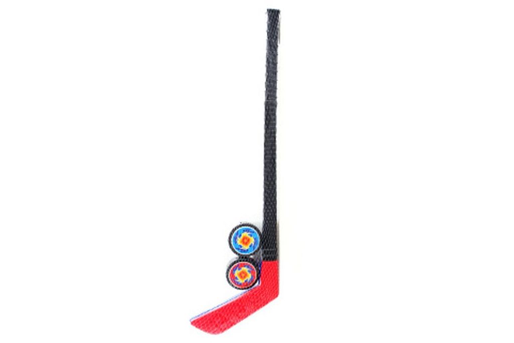 Bâtons de hockey dans le filet Image du produit 