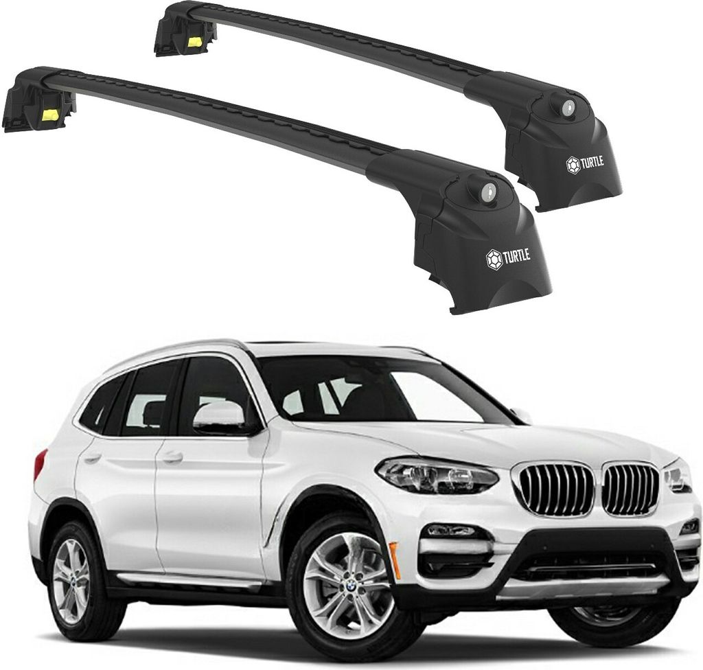 TURTLE BAGAŻNIK DACHOWY AIR-2 , Czarny do BMW X3 G01 2018 - Zdjęcie produktu 