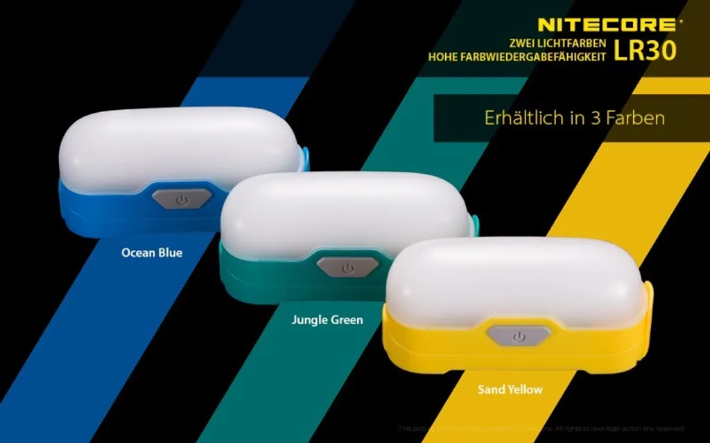 Lanterne de Camping Nitecore LR30 Lampe de Tente Mobile à Diffusion 360° - 10