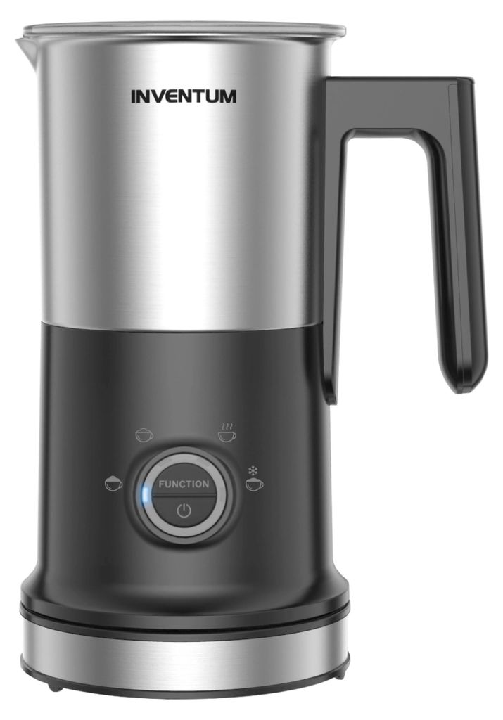 Inventum Milchaufschäumer elektrische Milchaufschäumer schwarz Edelstahl 115ml 240ml