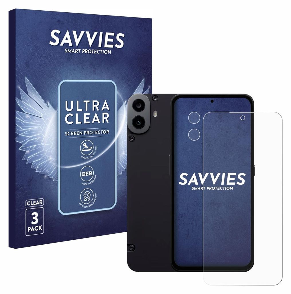 6x Für Nothing CMF Phone 1 (Display+Kamera) Schutzfolie Produktbild 
