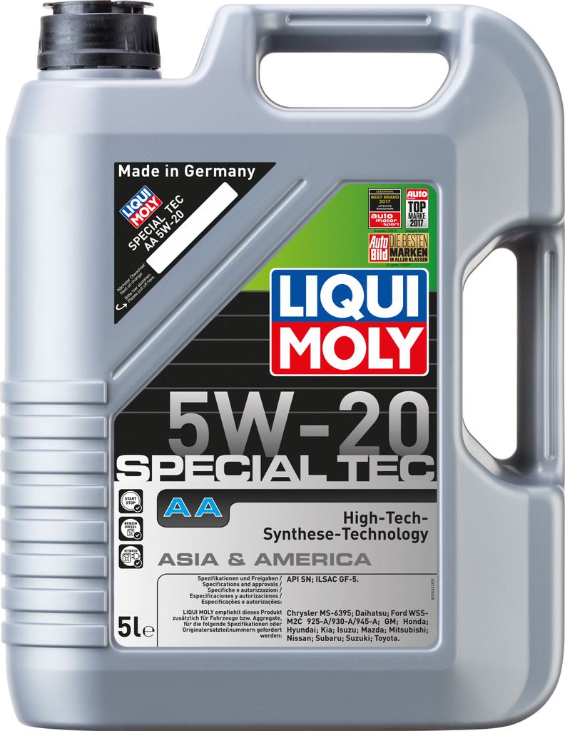 LIQUI MOLY Special Tec AA 5W-20 | 5 L | Synthesetechnologie Produktbild 