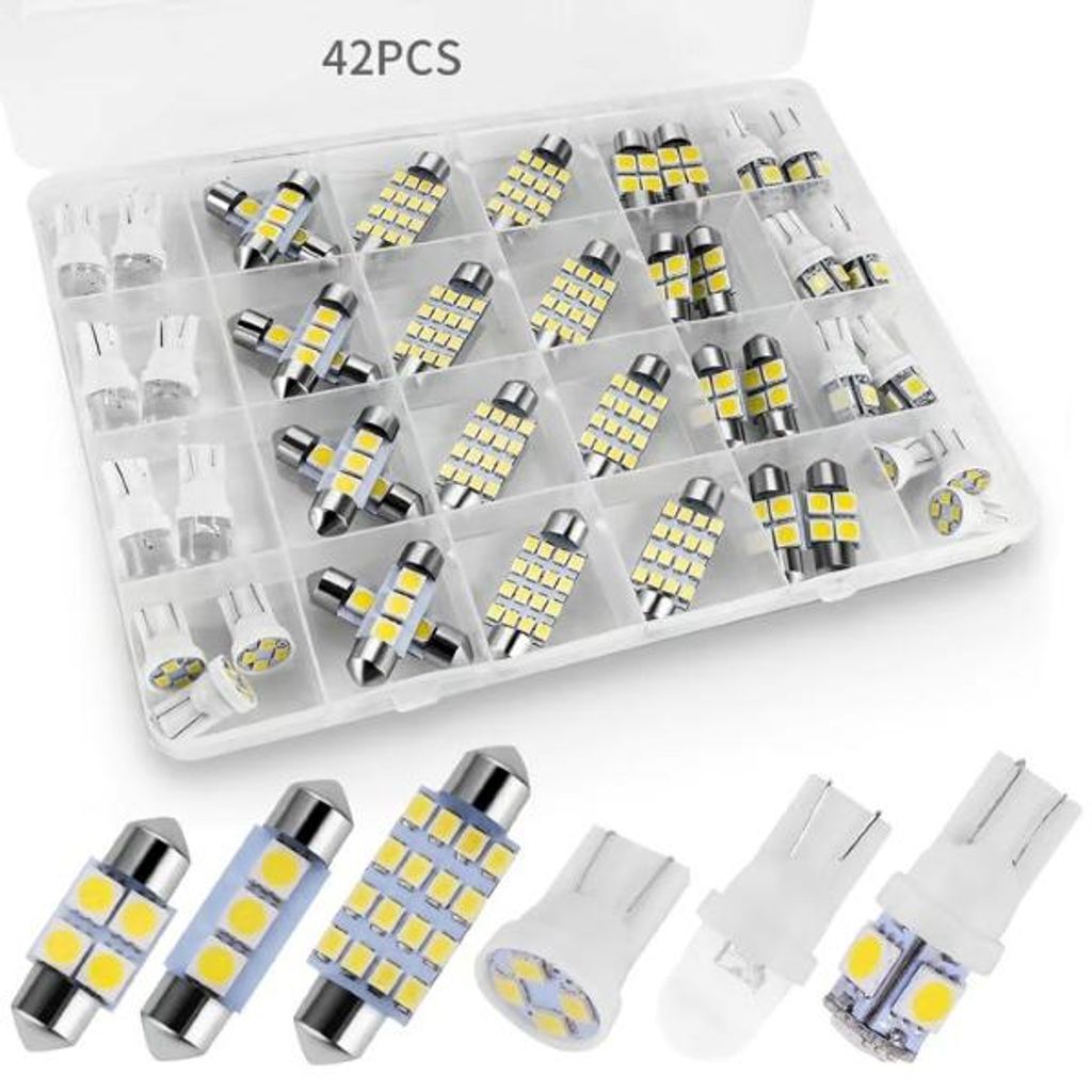 Lot de 42 ampoules lumineuses blanches – BRITECAR Image du produit 