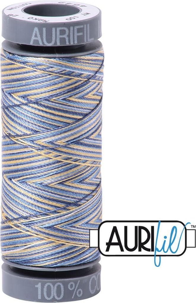AURIfil Nähgarn MK28WT 750m, 100% Baumwolle : 4649 Lemon Blueberry AURIfil: 4649 Lemon Blueberry