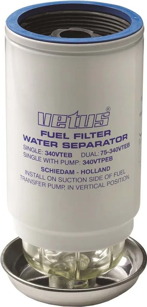 Filtre Vetus Bleu 190 L/h - Haute Performance pour Maintenance Marine