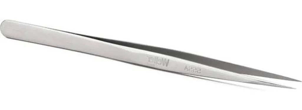 Pince de préhension fine 140 mm à ressort souple pour micro-électronique