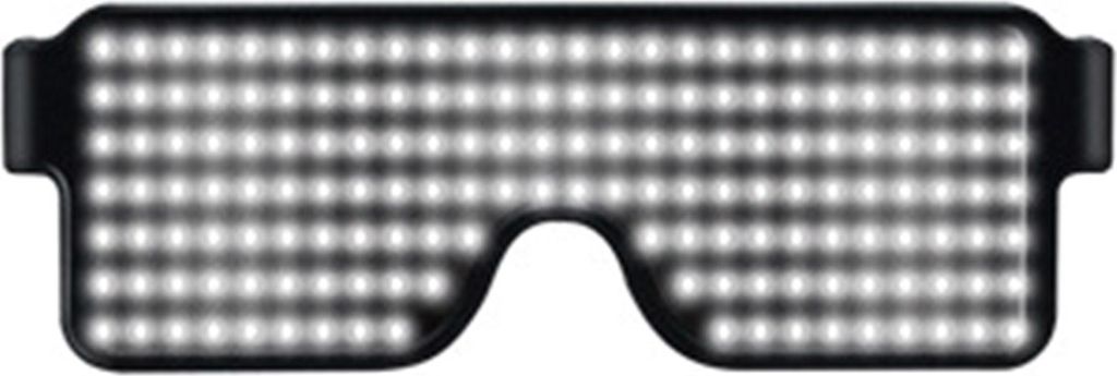 USB-aufladbare LED-Lichtbrille Smart Glasses Modische leuchtende Brillen Gluehende Brille fuer die taegliche Dekoration Bar Club KTV Party Kostueme...
