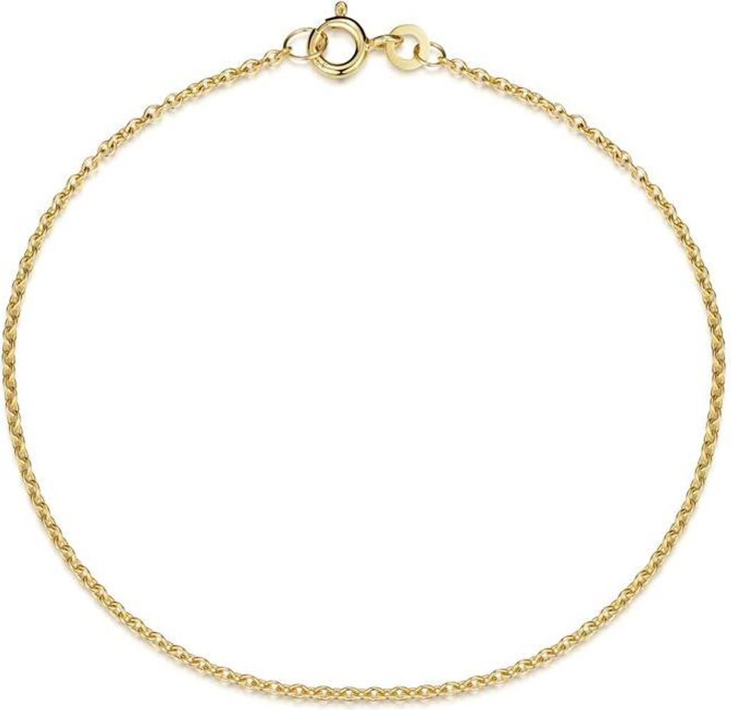 SILBERKETTEN STORE Erbsketten Armband 1,5mm - 333 Gold - 17cm