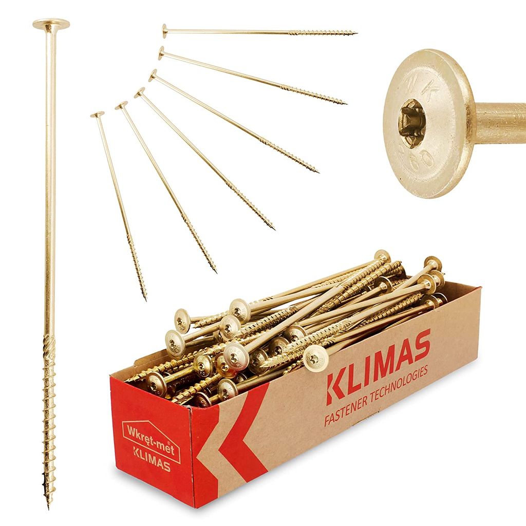 KLIMAS® Holzschrauben Torx Schrauben Set