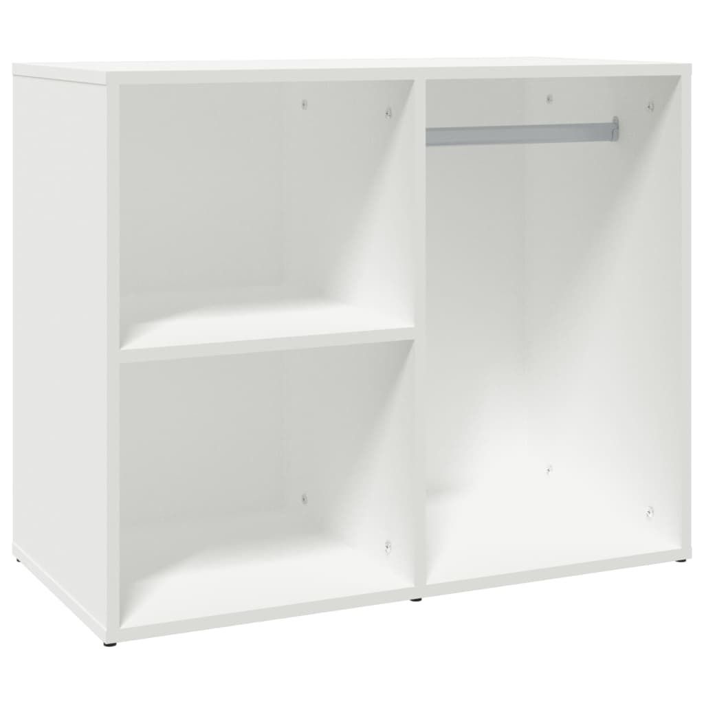 vidaXL Étagère pour coiffeuse Blanc 80x40x65 cm Bois Image du produit 