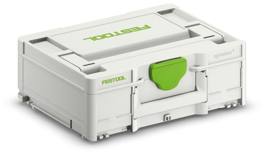 Festool SYS3 M 137, Box na náradie, Zelená, Biela, 10,4 L, Obrázok produktu 