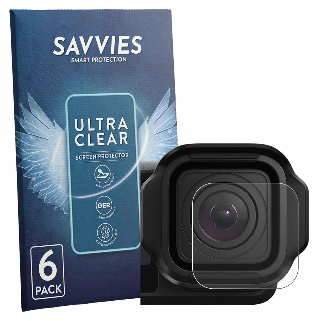 6x Für GoPro Mission 1 Pro (Linse) Schutzfolie Savvies Produktbild 
