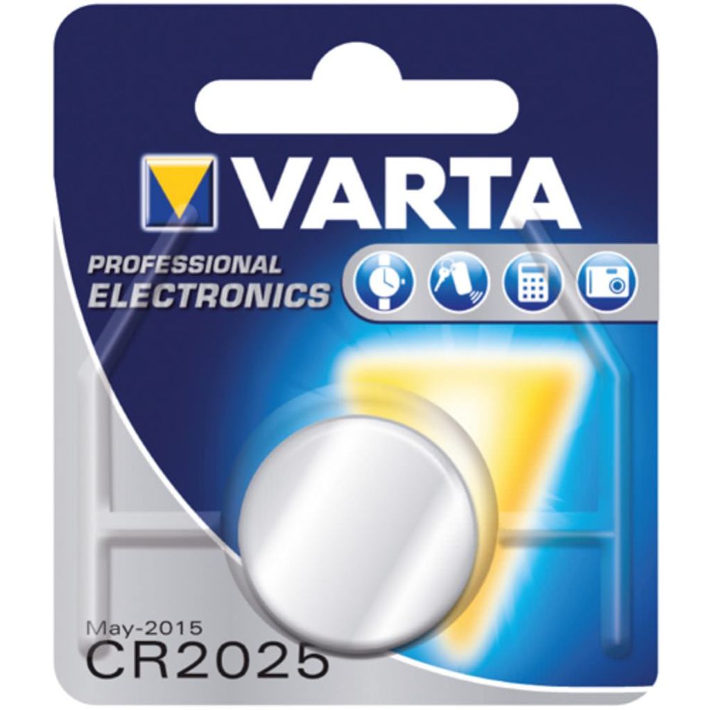 50 x Varta CR2025 CR 2025 6025 3V Lithium Knopfzelle Blister Batterien 