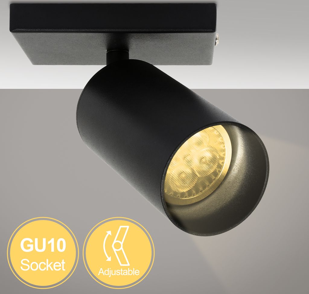 EINFEBEN Deckenleuchte Luxus Wand-Lampe LED Deckenstrahler Küche Flur Deckenlampe silber