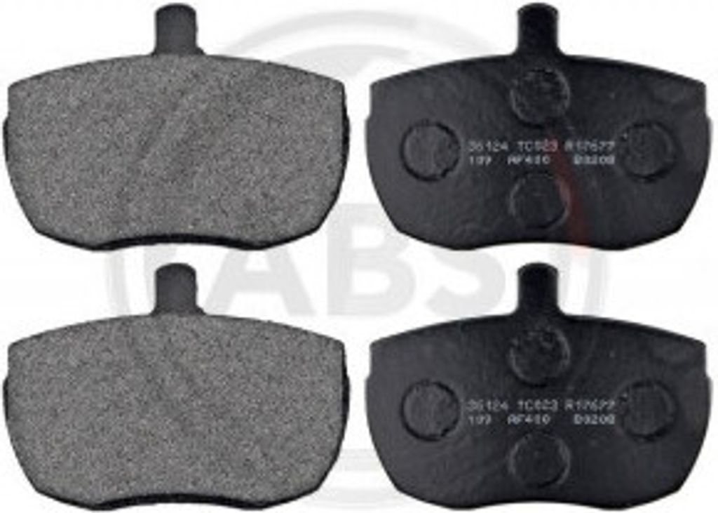 A.B.S. 36124 Bremsbelagsatz, Scheibenbremse OE 1906154 kompatibel mit Transit, Defender