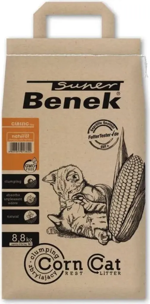 Lettiera Super Benek Mais 14L: La Scelta Naturale per il Tuo Gatto