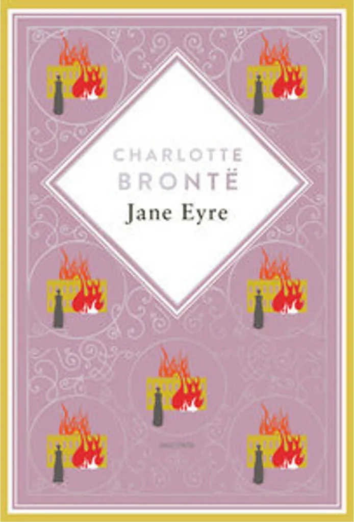 Livre Jane Eyre Édition Collector Reliée et Gaufrage Argenté de Qualité