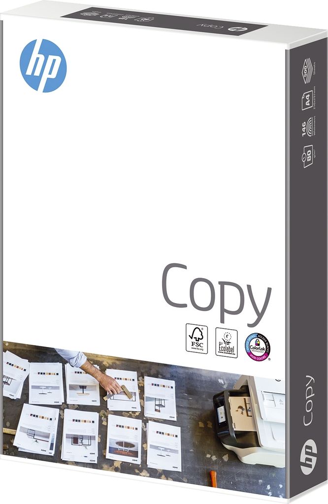 HP Copy Paper 80 gsm-500 sht/A4/210 x 297 mm, 20 - 80, 15 - Produktbild 