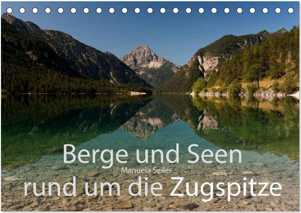 Berge und Seen rund um die Zugspitze (Tischkalender 2026 DIN A5 quer), CALVENDO Monatskalender