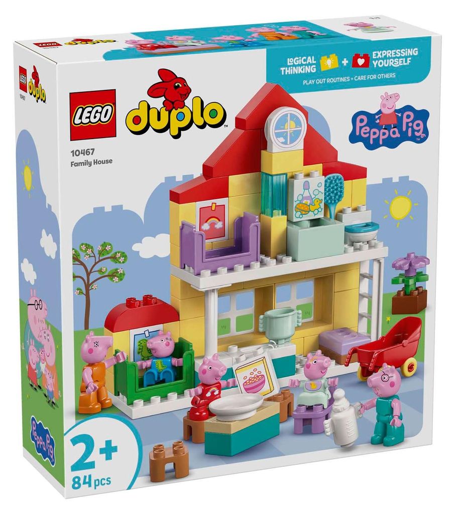 LEGO DUPLO Peppa Wutz Familiehuis - Educatief speelgoed ter Productafbeelding 