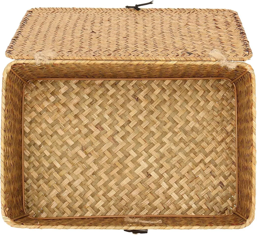Panier de pique-nique et camping en algues - Coffret de stockage nomade