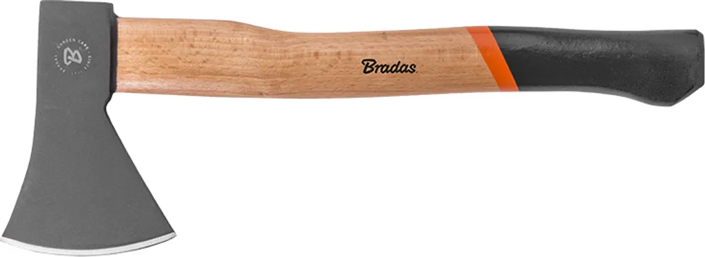 Accetta Bradas 370mm 600g Manico Legno per Giardino e Camping