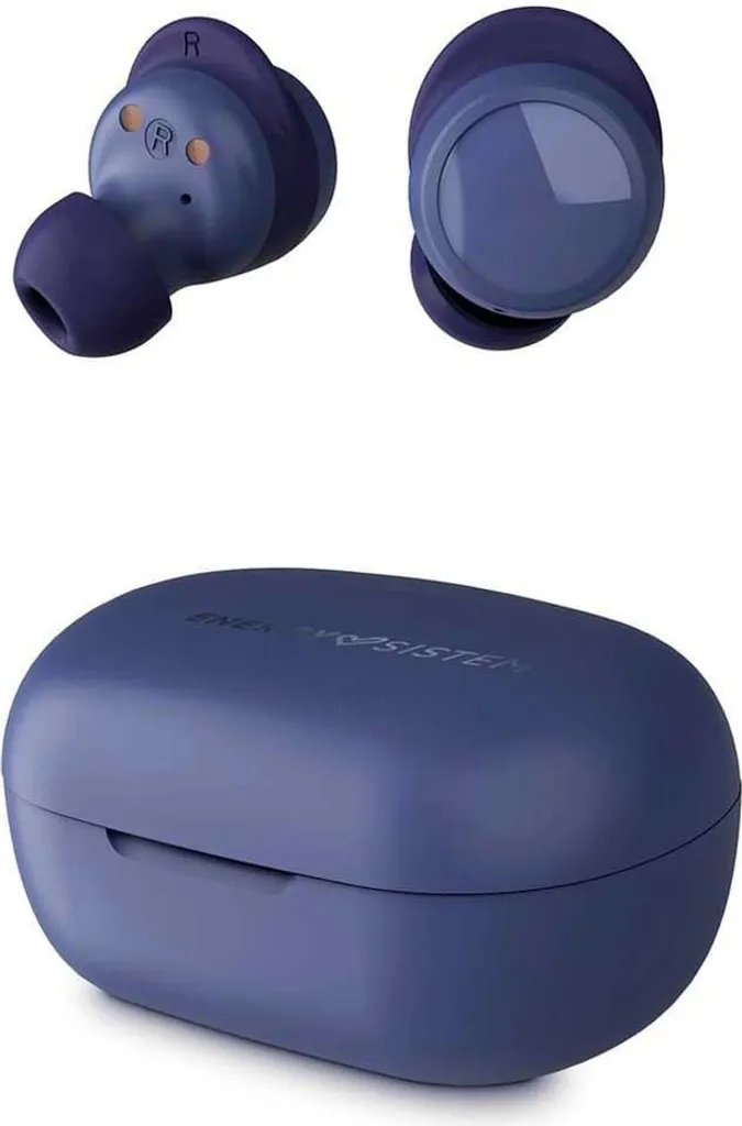 Oreillette Sport IPX4 Energy Sistem Racebuds Bleu avec Micro Intégré
