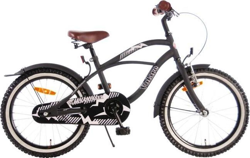 Volare Black Cruiser Kinderfahrrad - Jungen - 18 Zoll - Produktbild 