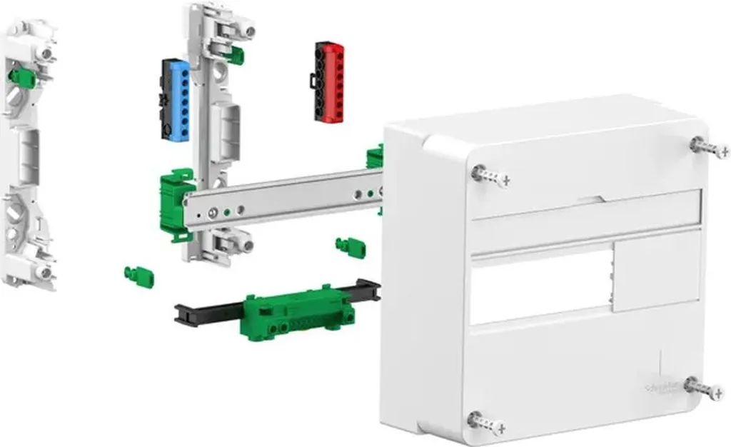 Tableau électrique nu Resi9 Schneider 1 rangée 13 modules blanc