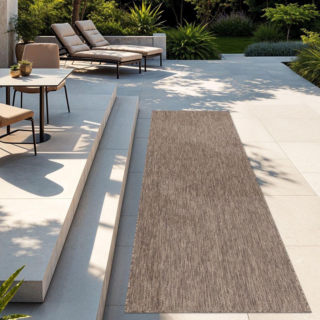 TT Home Teppich Für Outdoor Wetterfest Küchenteppich Balkon Produktbild 