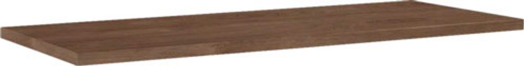 Waschtischplatte Jungborn 1210 x 460 mm Nussbaum gebürstet Holz Ohne Ausschnitt