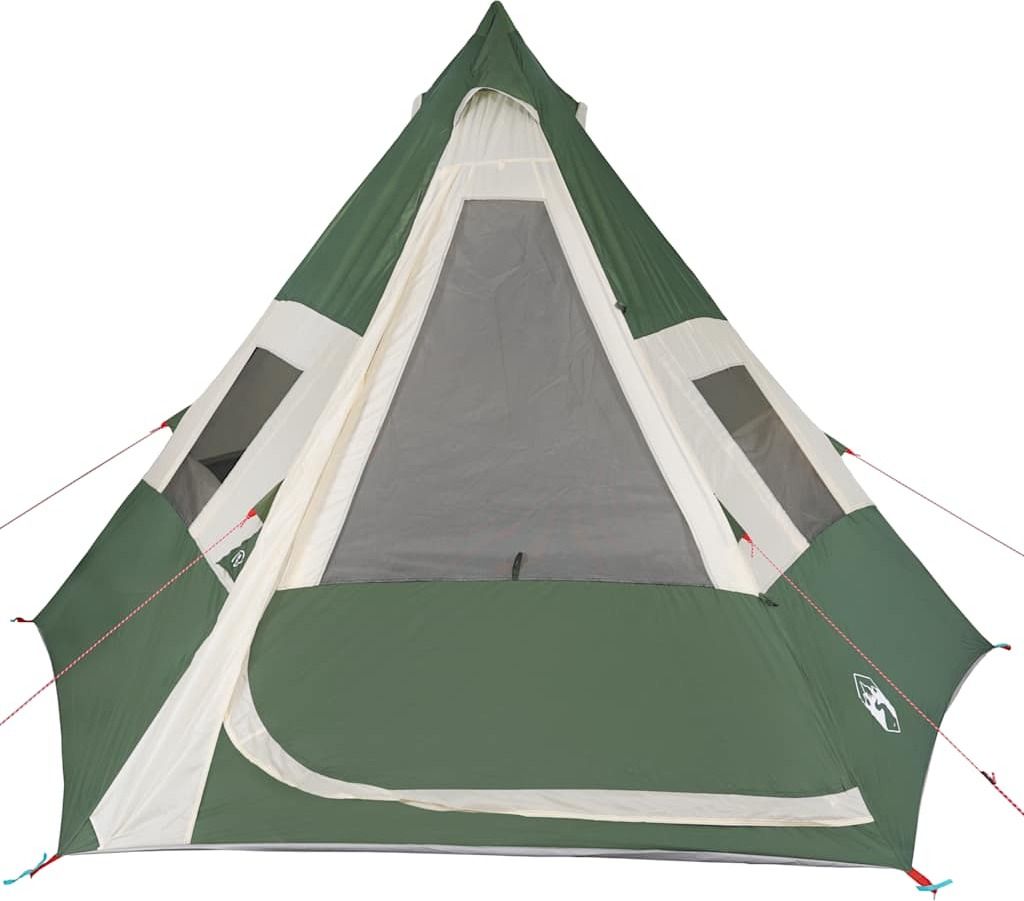 vidaXL Tipi-Campingzelt 7 Personen Grün Wasserdicht Produktbild 4